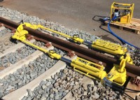 Hydraulic Rail Tensioner / Stretching Machine